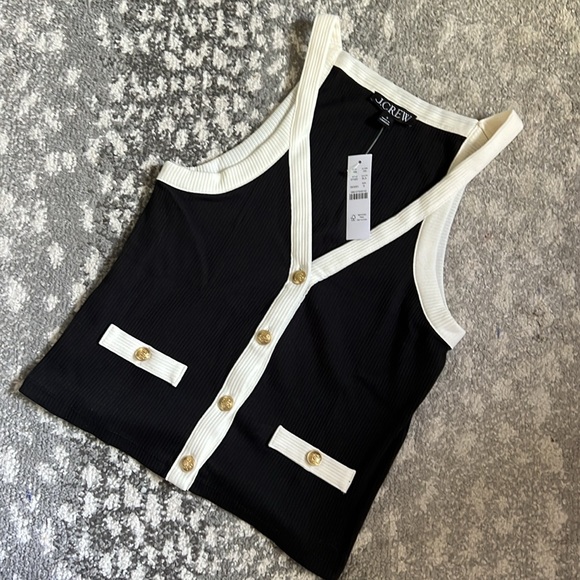 NWT J. Crew Vintage rib lady tank top - Picture 5 of 7